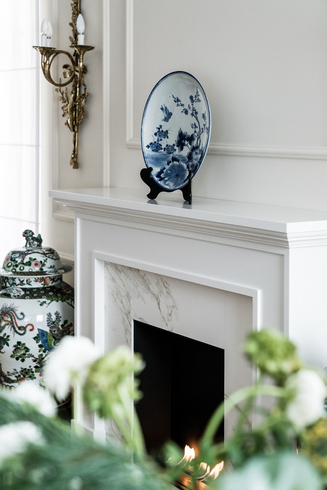 Strona główna salon w stylu angielskim