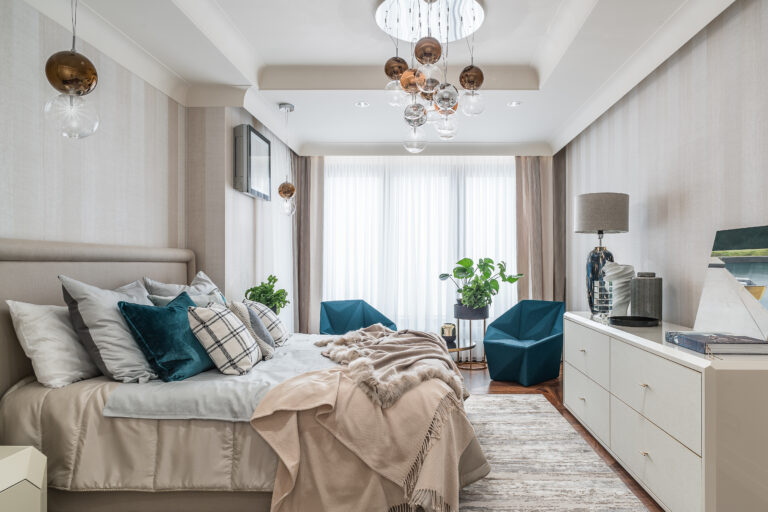 nowoczesna sypialnia
