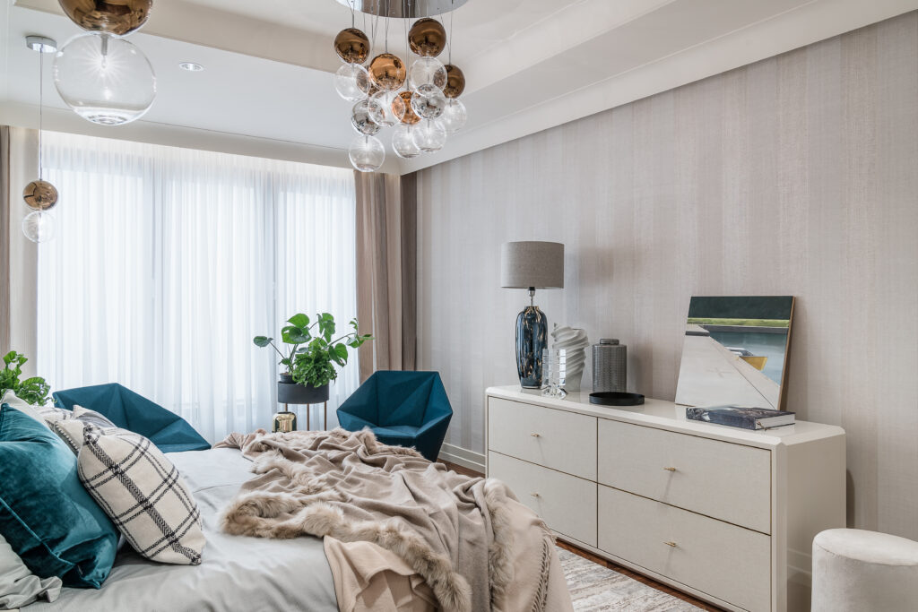 nowoczesna sypialnia