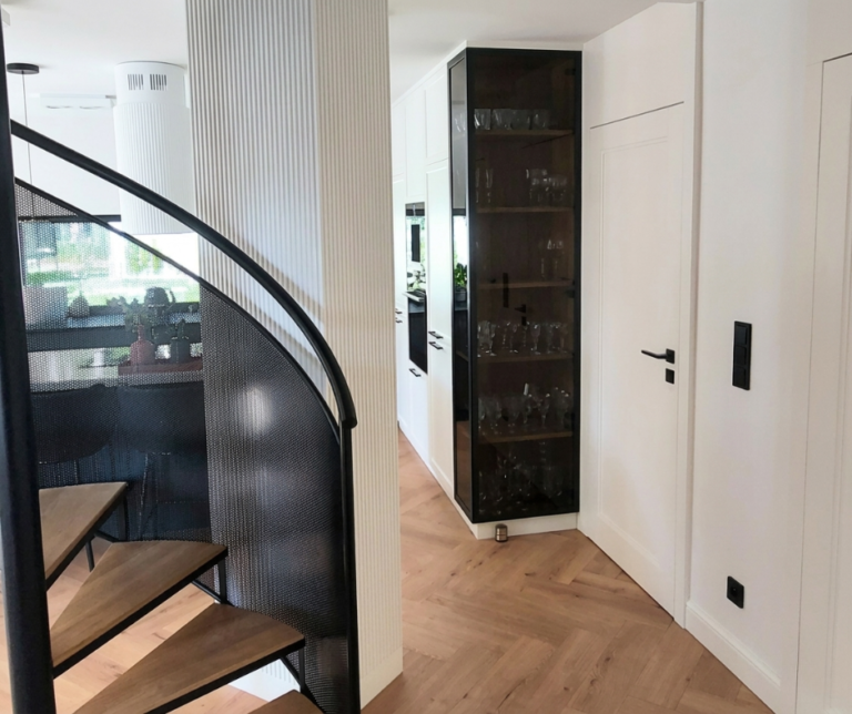 kuchnia biało-czarna